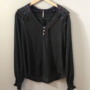 ❤️ Free People Long Sleeve Top